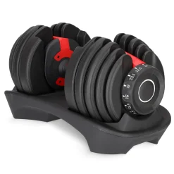 4FIZJO Hantel regulowany do ćwiczeń Premium 24 kg Discount