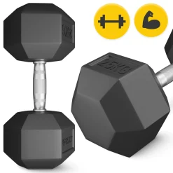 4FIZJO Hantel stalowy HEX 1 x 25 kg Online