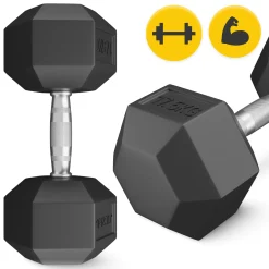 4FIZJO Hantel stalowy HEX 1 x 17,5 kg Clearance