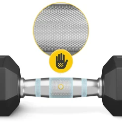 4FIZJO Hantel stalowy HEX 1 x 5 kg Best