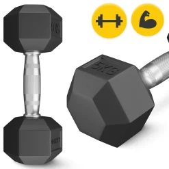 4FIZJO Hantel stalowy HEX 1 x 5 kg Best