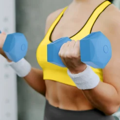 4FIZJO Hantelki bitumiczne do ćwiczeń 2 x 2 kg Best