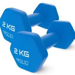 4FIZJO Hantelki żeliwne do ćwiczeń Classic 2 x 2 kg Clearance