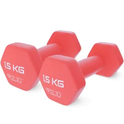 4FIZJO Hantelki żeliwne do ćwiczeń Classic 2 x 1,5 kg Hot