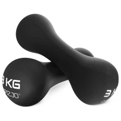 4FIZJO Hantelki żeliwne do ćwiczeń 8-shape 2 x 3 kg Outlet