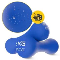 4FIZJO Hantelki żeliwne do ćwiczeń 8-shape 2 x 2 kg Sale