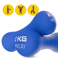4FIZJO Hantelki żeliwne do ćwiczeń 8-shape 2 x 2 kg Sale