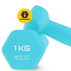 4FIZJO Hantelki żeliwne do ćwiczeń Classic 2 x 1 kg New