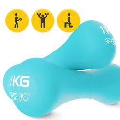 4FIZJO Hantelki żeliwne do ćwiczeń 8-shape 2 x 1 kg Clearance
