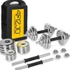 4FIZJO Hantle stalowe zestaw w walizce 20 kg Best
