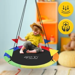 4FIZJO Huśtawka ogrodowa dla dzieci L Bocianie Gniazdo 100 cm Wielokolorowy Online