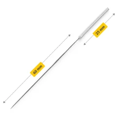 4FIZJO Igły do akupunktury z prowadnicą 100 szt. 0,3 x 60 mm