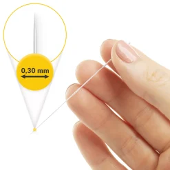 4FIZJO Igły do akupunktury z prowadnicą 100 szt. 0,3 x 50 mm Discount
