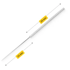 4FIZJO Igły do akupunktury z prowadnicą 100 szt. 0,25 x 15 mm Outlet