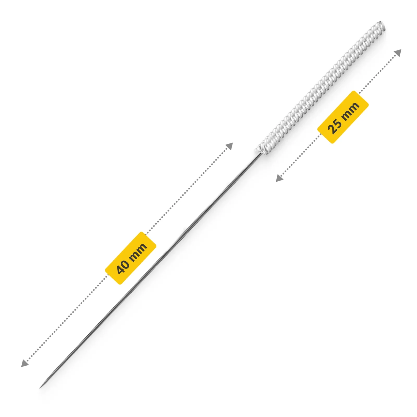 4FIZJO Igły do akupunktury z prowadnicą 100 szt. 0,3 x 40 mm Hot