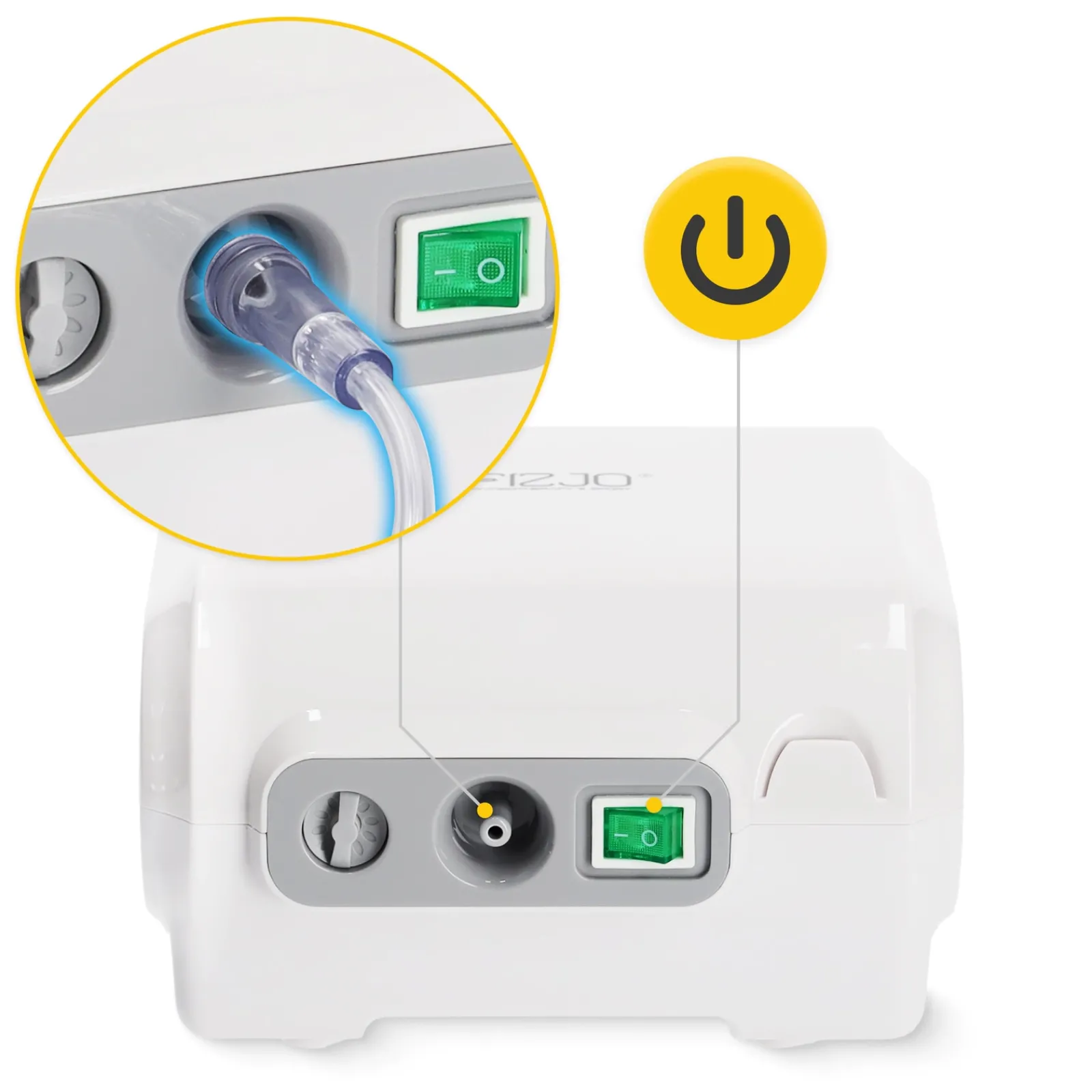 4FIZJO Inhalator nebulizator kompresorowy STD Clearance