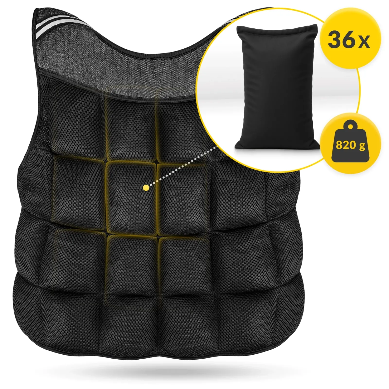 4FIZJO Kamizelka obciążeniowa do ćwiczeń 30 kg Sale
