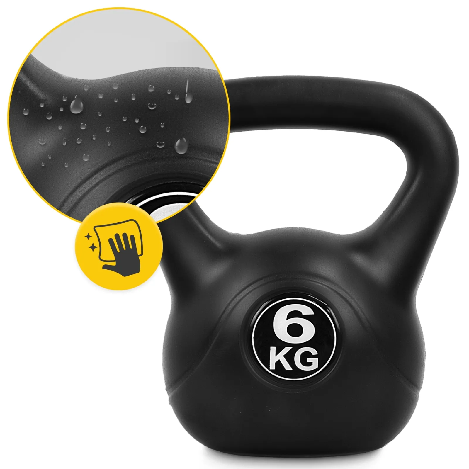 4FIZJO Kettlebell odważnik do ćwiczeń 6 kg Outlet