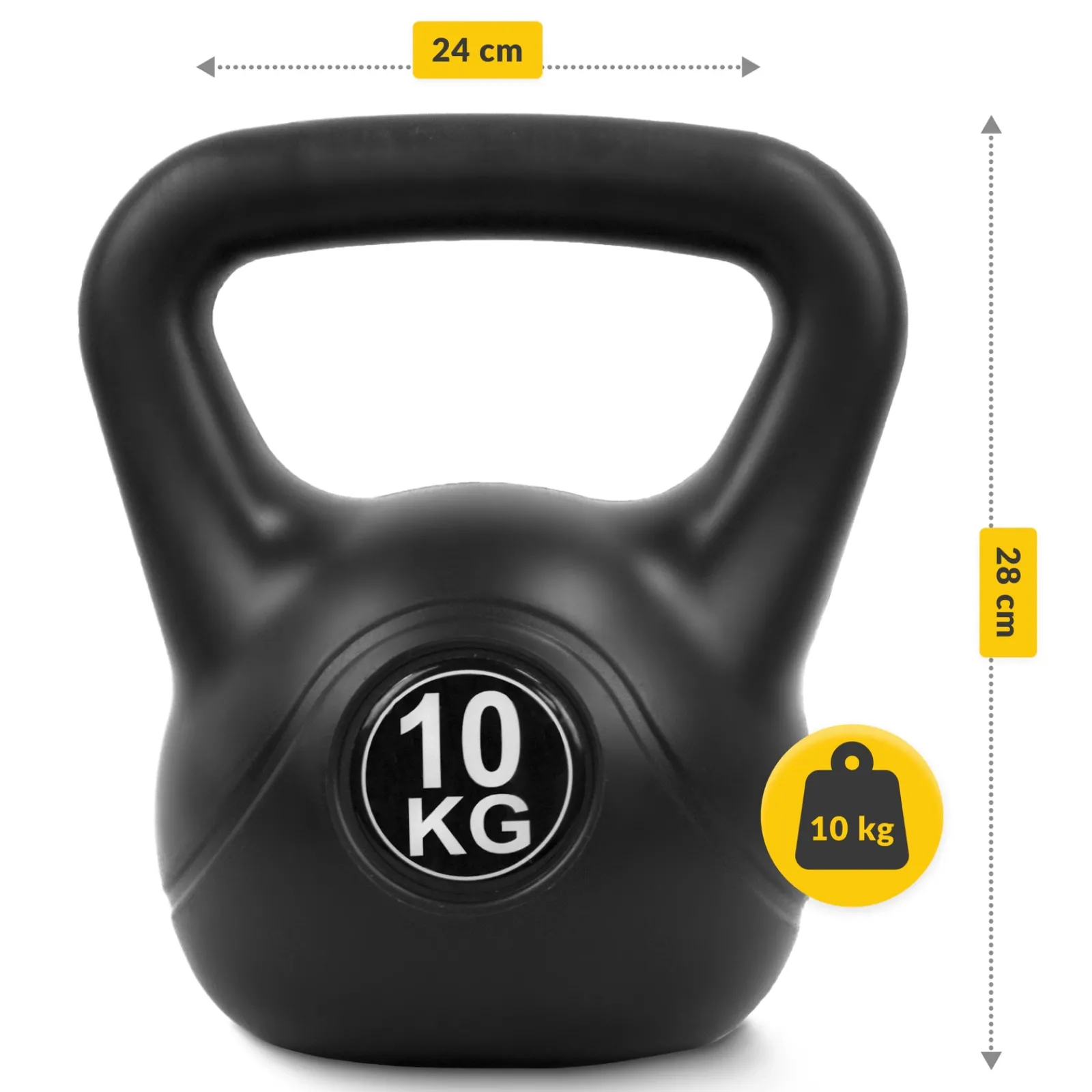 4FIZJO Kettlebell odważnik do ćwiczeń 10 kg Outlet