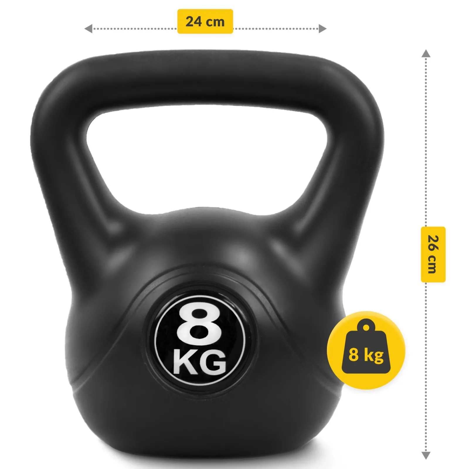 4FIZJO Kettlebell odważnik do ćwiczeń 8 kg Online