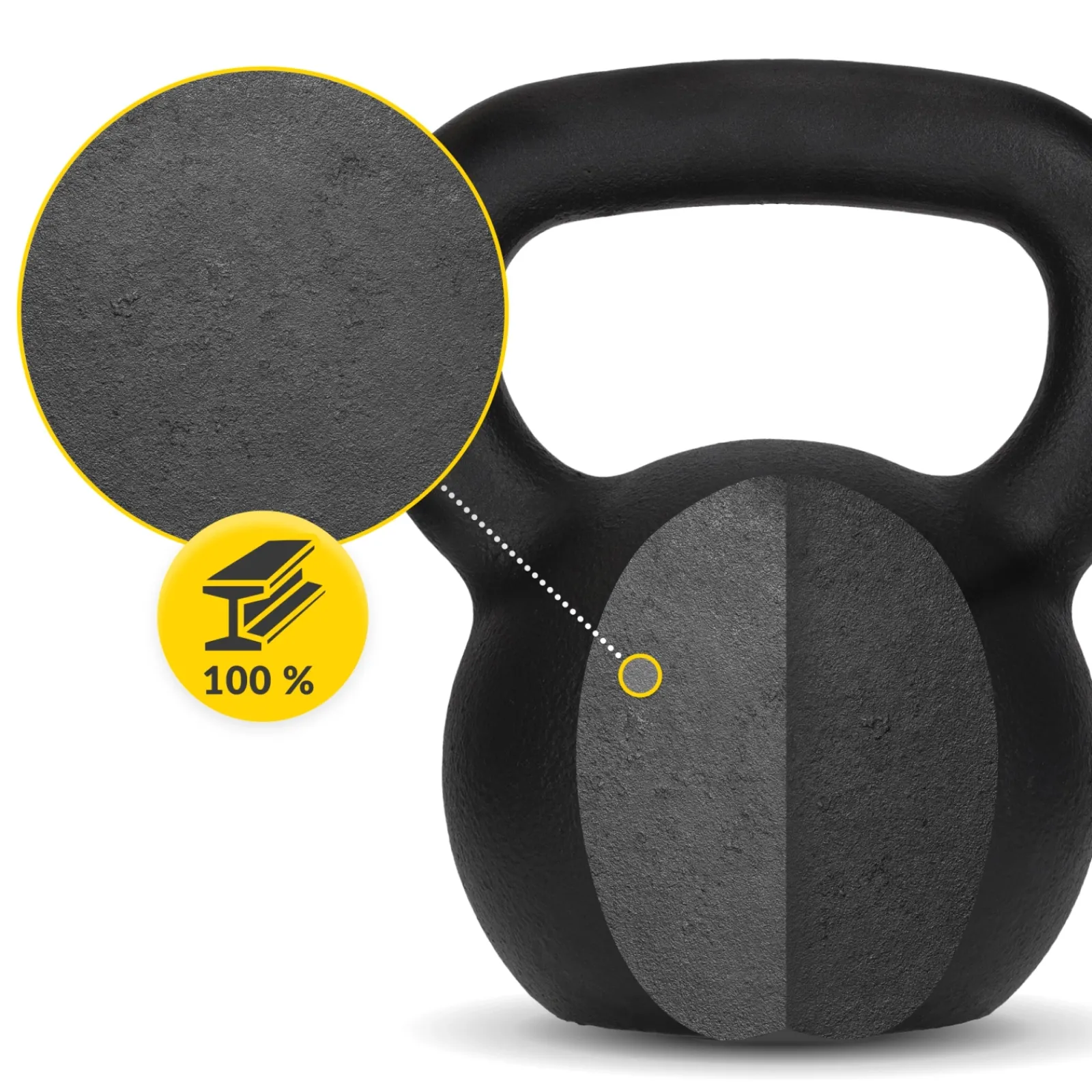 4FIZJO Kettlebell odważnik żeliwny 24 kg Online