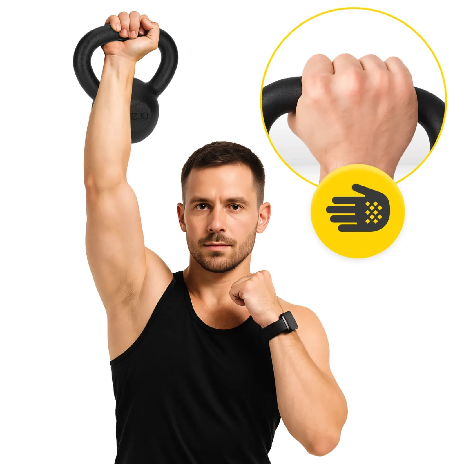 4FIZJO Kettlebell odważnik żeliwny 6 kg Sale