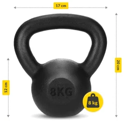 4FIZJO Kettlebell odważnik żeliwny 8 kg Discount