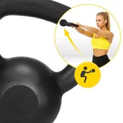 4FIZJO Kettlebell odważnik żeliwny 8 kg Discount