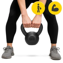 4FIZJO Kettlebell odważnik żeliwny 8 kg Discount