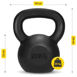 4FIZJO Kettlebell odważnik żeliwny 20 kg Online