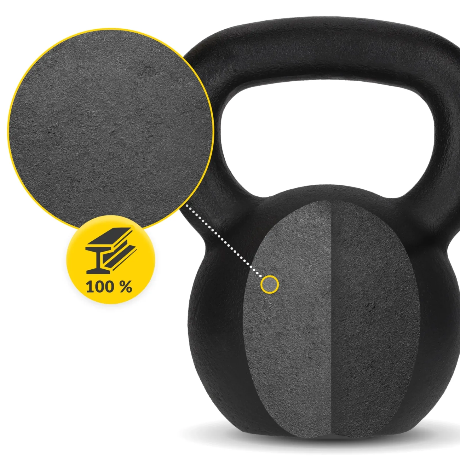 4FIZJO Kettlebell odważnik żeliwny 20 kg Online