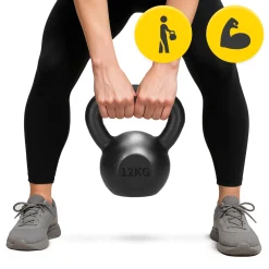4FIZJO Kettlebell odważnik żeliwny 12 kg Discount