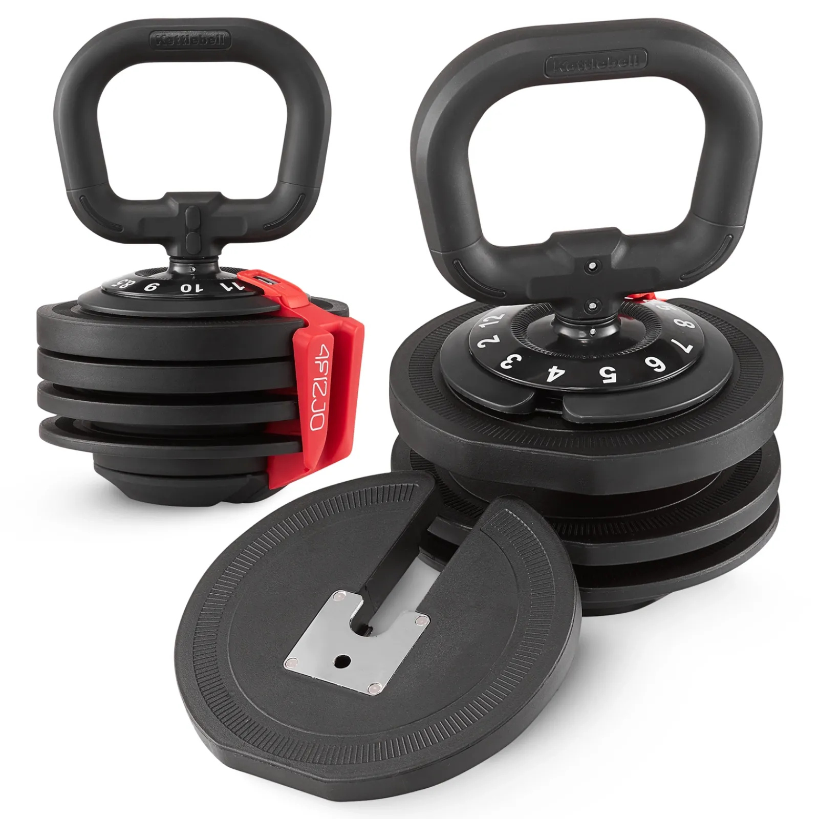 4FIZJO Kettlebell odważnik regulowany PREMIUM 2-12 kg Best