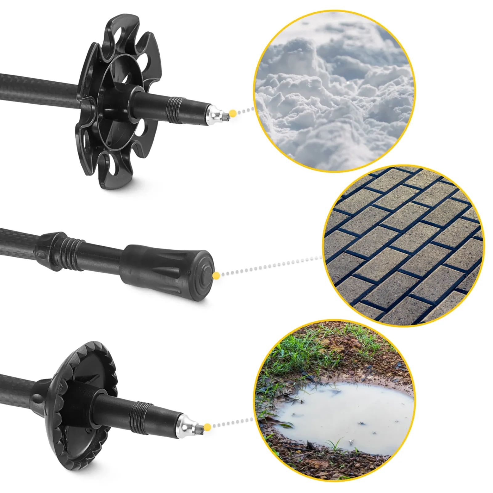 4FIZJO Kije trekkingowe do nordic walking ACTIVE New