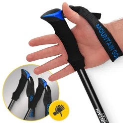 4FIZJO Kije trekkingowe do nordic walking PEAK+ niebieskie Outlet