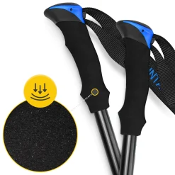 4FIZJO Kije trekkingowe do nordic walking PEAK+ niebieskie Outlet