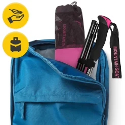 4FIZJO Kije trekkingowe do nordic walking PRO+ różowe Discount