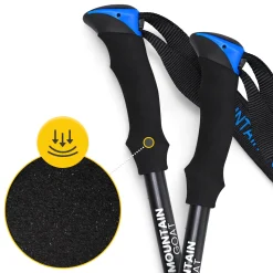 4FIZJO Kije trekkingowe do nordic walking PRO+ niebieskie Best