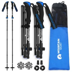 4FIZJO Kije trekkingowe do nordic walking PRO+ niebieskie Best