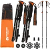 4FIZJO Kije trekkingowe do nordic walking PRO+ pomarańczowe Sale