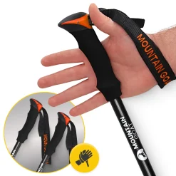 4FIZJO Kije trekkingowe do nordic walking PRO+ pomarańczowe Sale