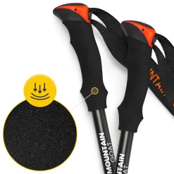 4FIZJO Kije trekkingowe do nordic walking PRO+ pomarańczowe Sale
