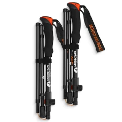 4FIZJO Kije trekkingowe do nordic walking PRO+ pomarańczowe Sale