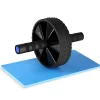 4FIZJO Kółko do ćwiczeń mięśni brzucha AB WHEEL PRO niebieskie New