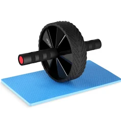 4FIZJO Kółko do ćwiczeń mięśni brzucha AB WHEEL PRO czerwone Hot