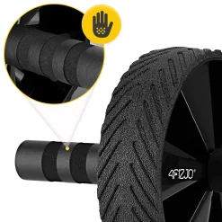 4FIZJO Kółko do ćwiczeń mięśni brzucha AB WHEEL PRO czerwone Hot