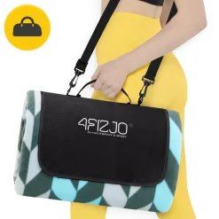 4FIZJO Koc piknikowy plażowy z izolacją 200 x 200 cm jodełka Outlet