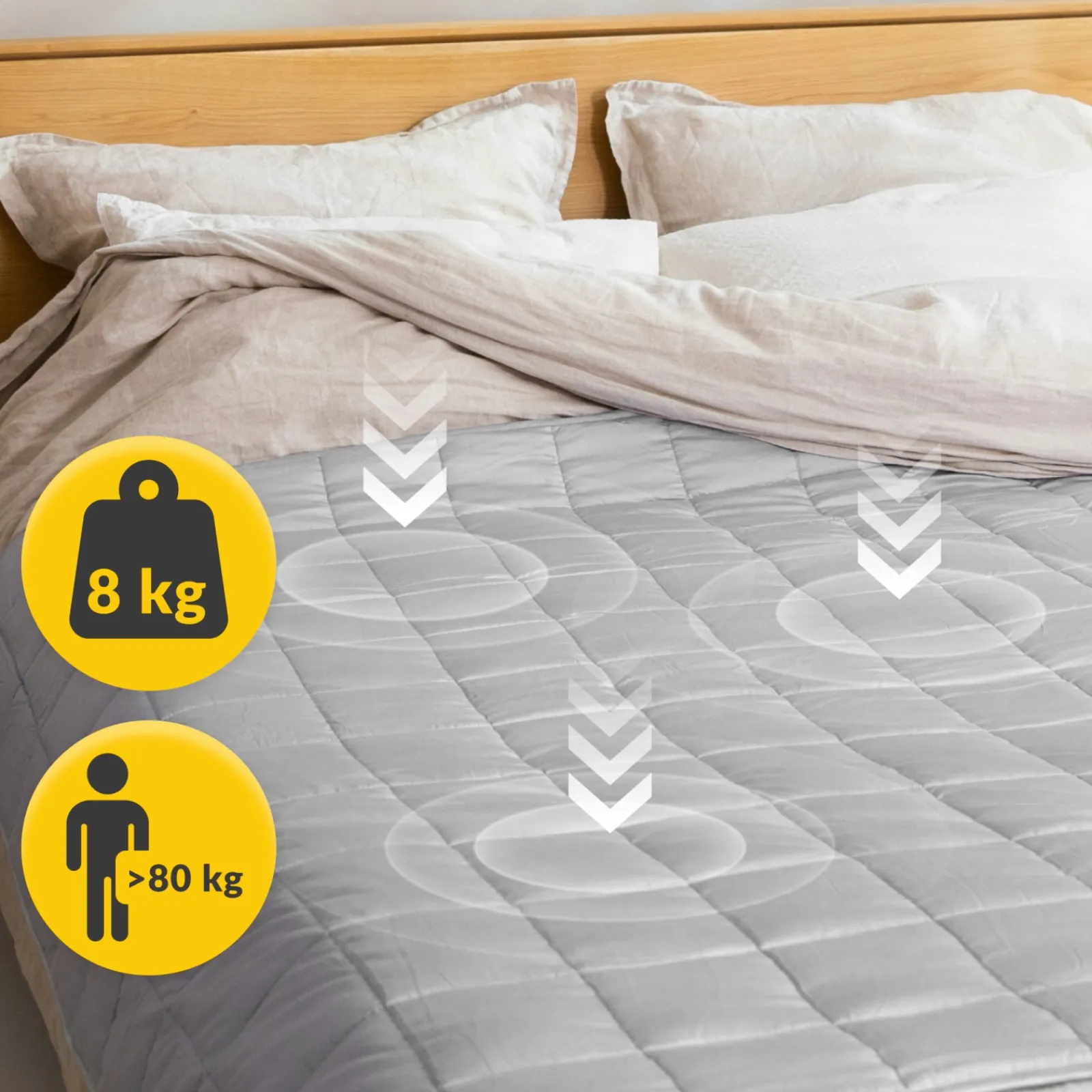 4FIZJO Kołdra obciążeniowa sensoryczna 8 kg Best