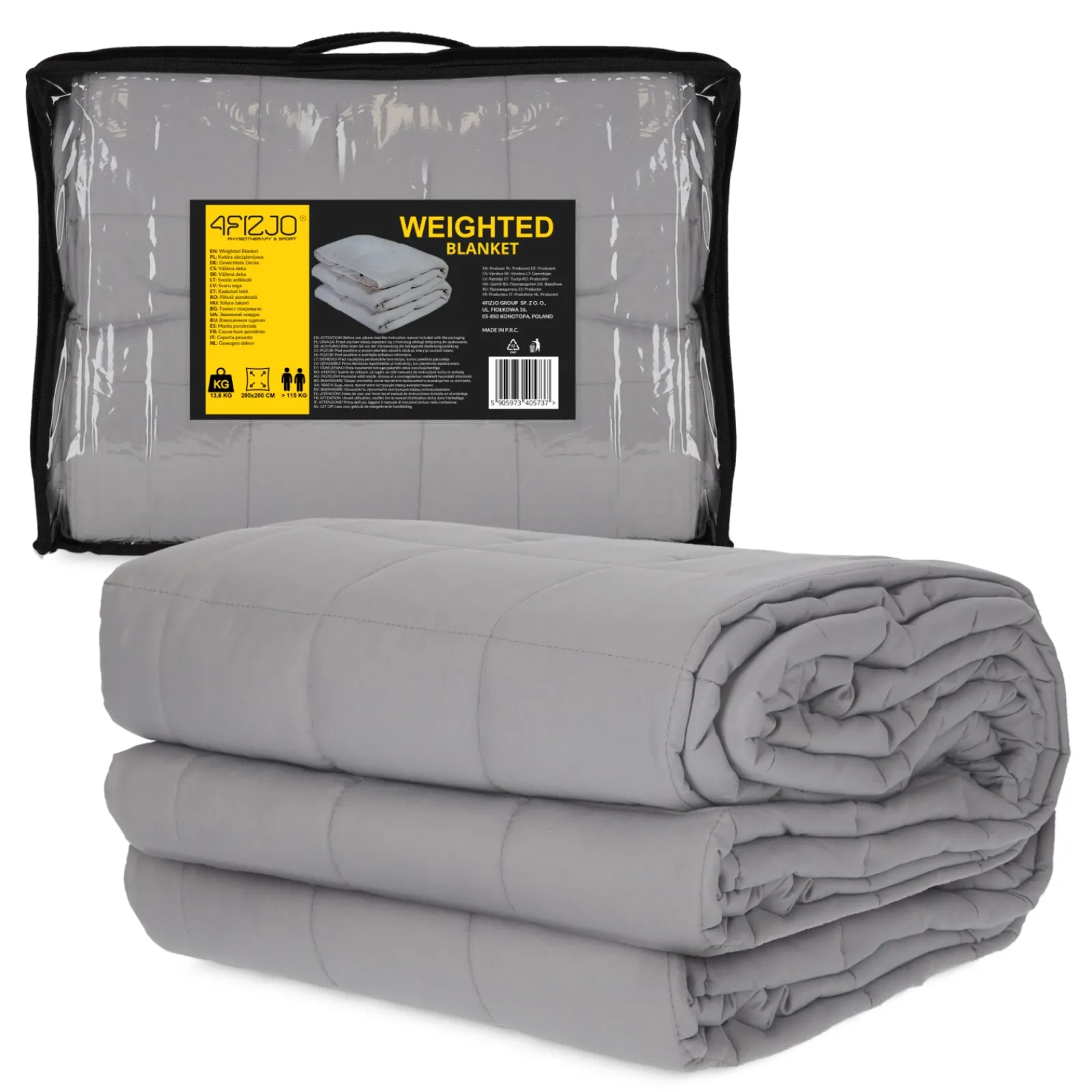 4FIZJO Kołdra obciążeniowa sensoryczna 13,6 kg Discount