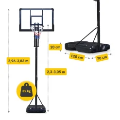 4FIZJO Kosz do koszykówki wolnostojący regulowany FALCON DUNKER Online